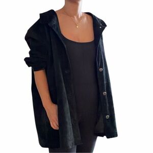 Cotton Ginny Women's Black Leather Jacket